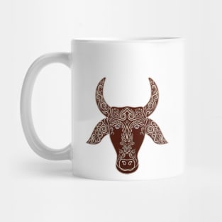 Cow  head Design Mug